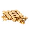 Proooooces Chicago Brass Screw Set for Bottom Handmade Screws, 20-Pack, 10x4x3mm, Conchos, Bags, Belts, Studs, Rivets, Studs, Parts, Leathercraft, DIY