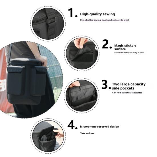 Сумка для хранения динамика Дорожный чехол для переноски с плечевым ремнем Застежка-молния Ударопрочный