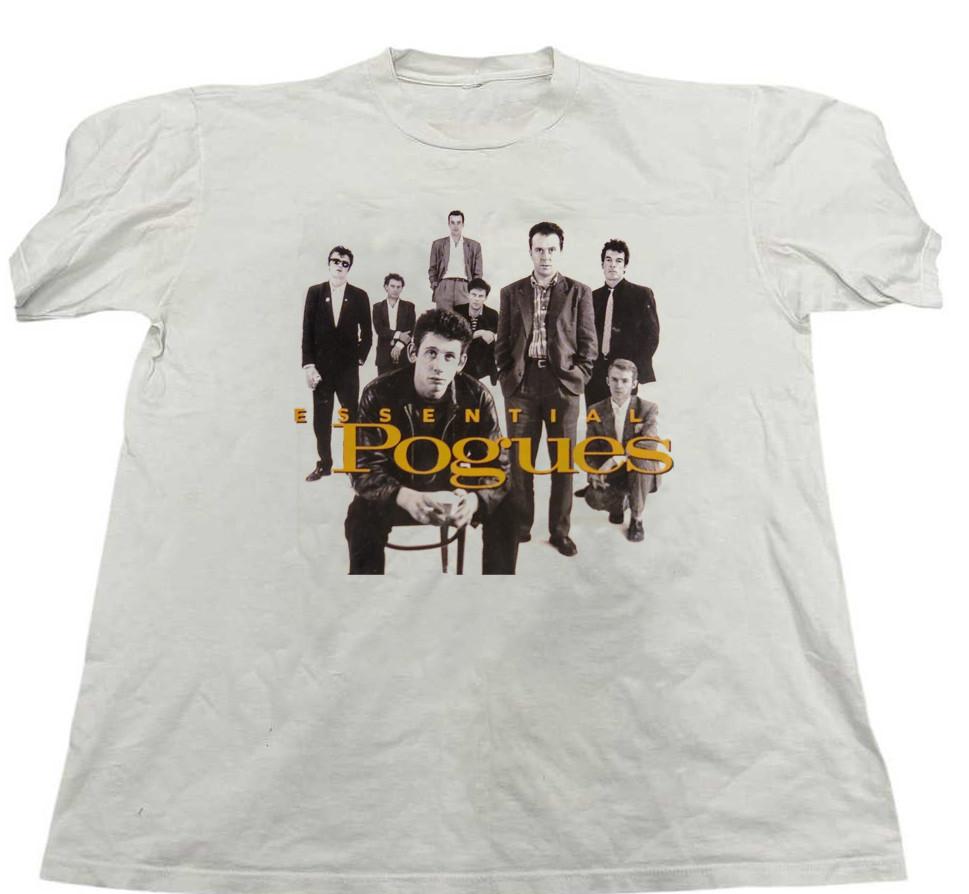 NEW The Pogues White Cotton All size S-5XL Unisex Shirt HRL708 Unisex T-Shirt