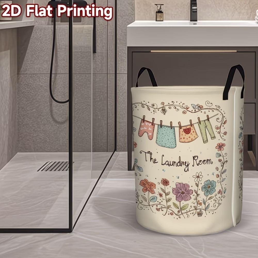 Non-Woven Fabric Laundry Basket Large Capacity Sundries Storage Basket for Laundry Room