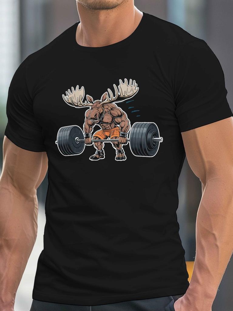 Plus-size Men's T-shirt, Comfortable and Versatile, Simple and Clean, Men's SOCCER Football Graphic Summer Casual Crew Neck Short Sleeve T-shirt, PLUS