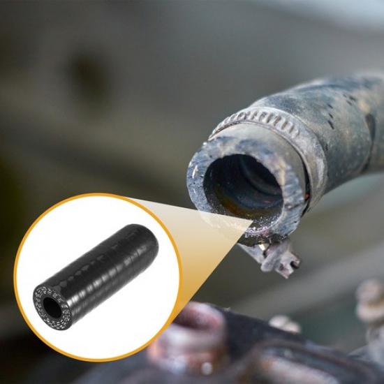 10mm 0.39" ID Universal Silicone Coolant Cap Intake Vacuum Hose End Plug Black