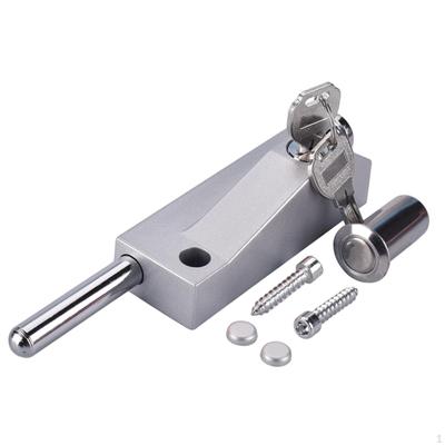 Вращающийся дверной замок, простой в использовании, износостойкий, врезной для пола в домашнем офисе