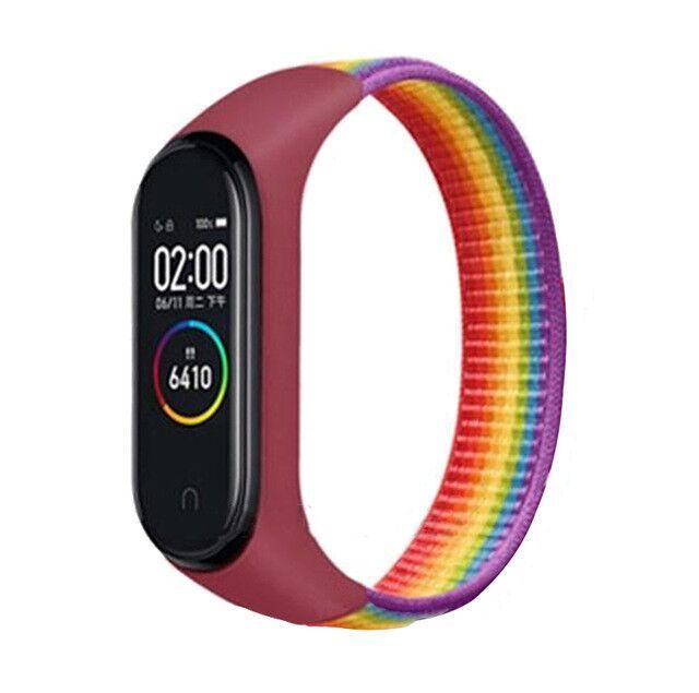 Сменный браслет для Xiaomi Mi Band 5 4 3 нейлоновый ремешок на запястье спортивный браслет для Mi Band 4 5 Miband 4 3 5 Band4 ремешок для умных часов