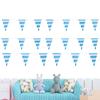 Pennant Banner Flags String Flags Decor 20 Pieces Themed Decoration Holiday Party Banner for Oktoberfest Bunting Home Classroom