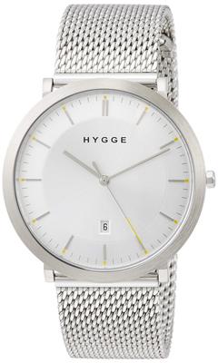 Мужские серебряные наручные часы Hygge HGE020088