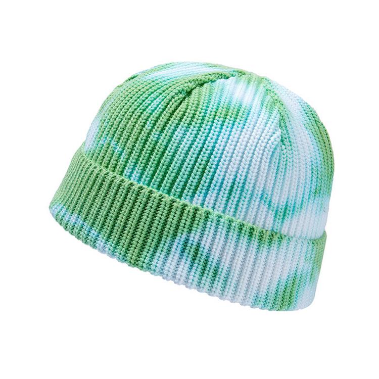 Custom Winter Hat High Quality Winter Plain Dyed Pompom Custom Beanies Fisherman Unisex Beanie Hats for Men Tie Dye Beanie Hat