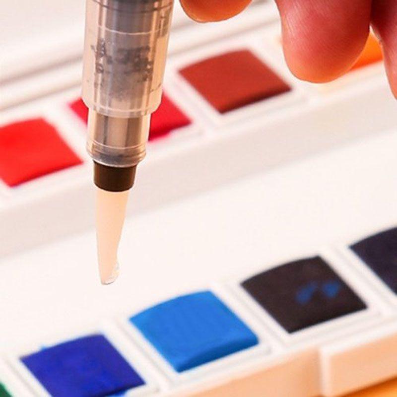 Универсальный набор кистей-ручек для акварели с высококачественным волокном для художественного выражения