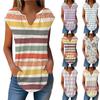 Летние футболки с короткими рукавами для женщин, модные свободные повседневные нарядные туники с V-образным вырезом, плиссированные топы на бретелях