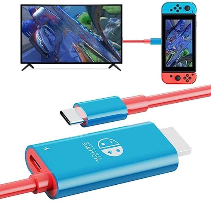Портативная док-станция Switch USB Type C - HDMI-кабель-переходник для режима док-станции TV, совместимая с Nintendo Switch, Steam Deck
