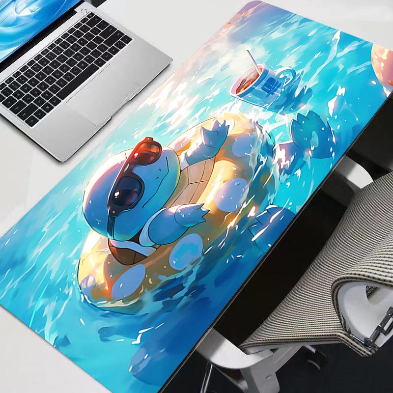 Mouse Pad Anime Gaming Pokemon Pikachu Gengar Accessories Mousepad Gamer PC Completo Computer Keyboard Desk Mat Varmilo