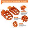 Footpegs Motorcycle Aluminum Foot Pegs Pedals Rest for KTM SX SXF EXC EXCF XC XCF XCW XCFW SMC 65 85 125 150 200 250 350 450 530