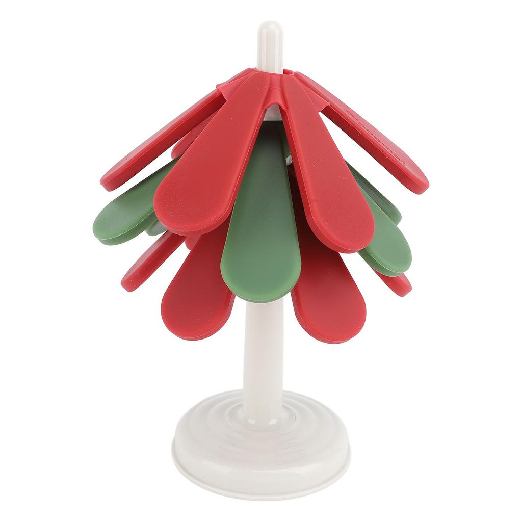 Силиконовые подставки под елку для рождественского украшения, термостойкие подставки под горячие блюда