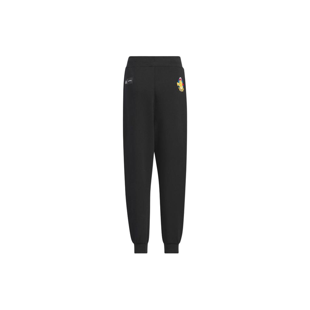 adidas Трикотажные штаны SPORTSWEAR KNIT PANTS Черные Детские JF1375