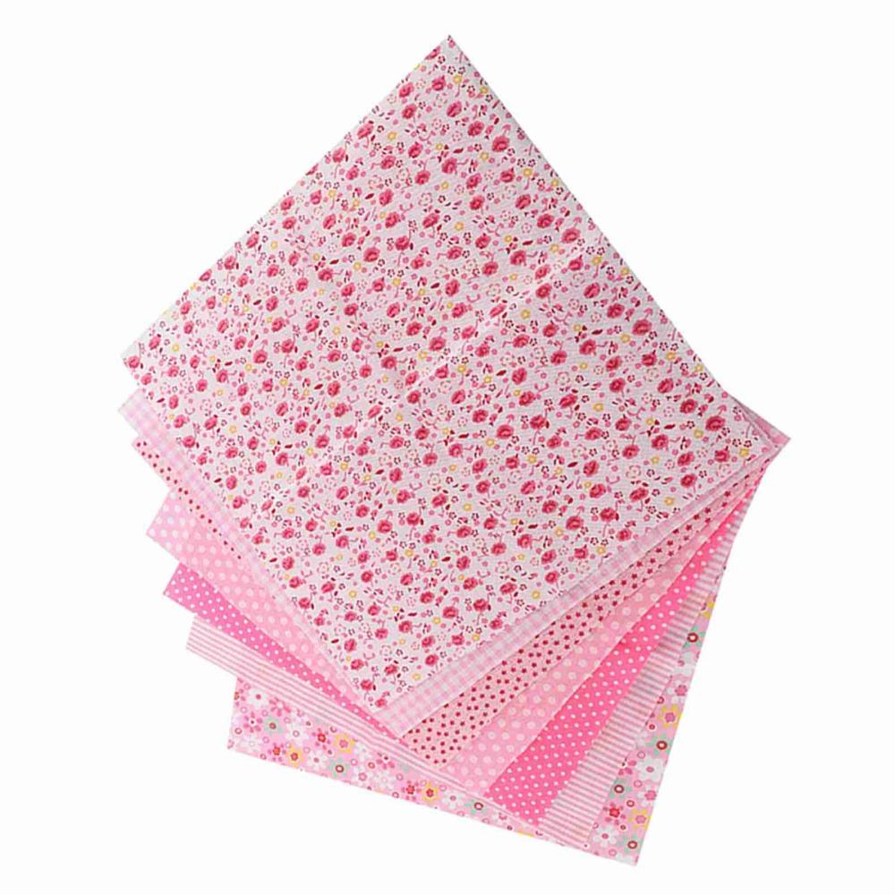7Pcs Pure cotton material Cotton Fabric 50*50cm square size Patchwork Cloth DIY patchwork