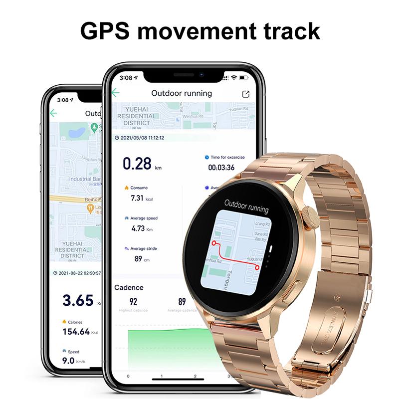Nfc умные часы женские Bluetooth звонок GPS движение трек часы пульс ЭКГ артериальное давление мужские умные часы для Android Ios