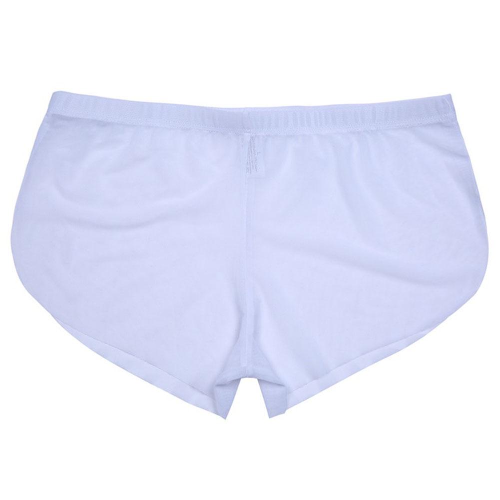 Ультратонкие мужские боксеры с разрезами на бедрах. Цвета в ассортименте