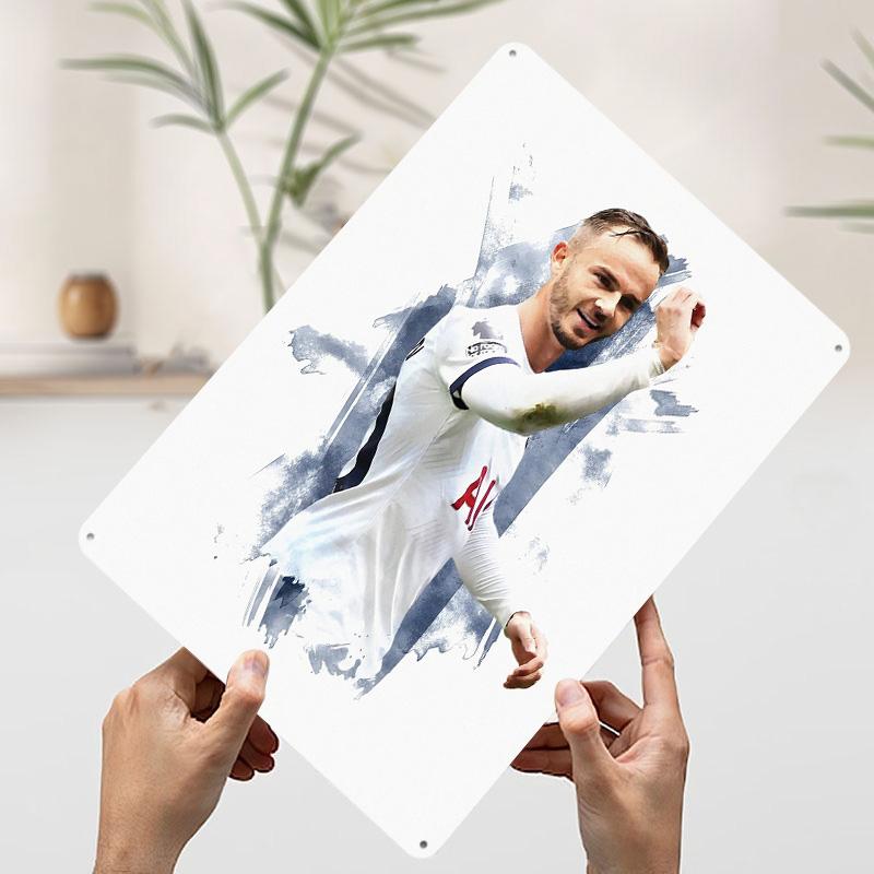 James Maddison Printed Poster Customized Wall Art Retro Vintage Metal Tin Signs for Room Bathroom Decor Decoration Bedroom House