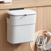 7L/9L Wall Mounted Garbage Can Kitchen Cabinet Storage Smart Bucket For Bathroom Recycling Hanging Trash Bins Kitchen Trash Can