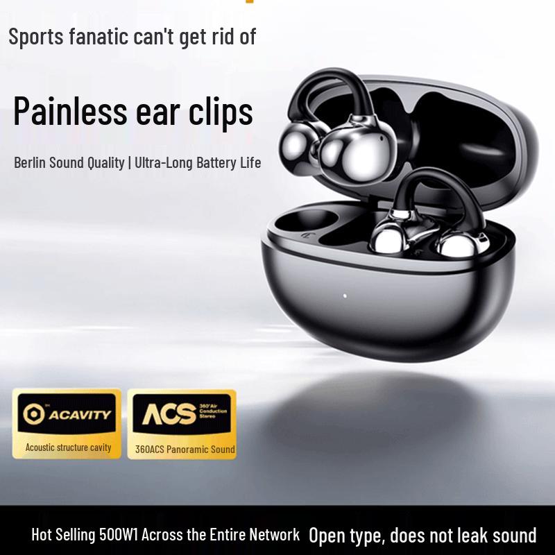 Zhunhang 2026 Berlin Sound Wireless Ear Clip Bluetooth Headphones