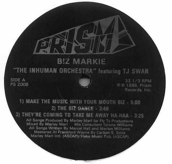 12inch Record BIZ MARKIE - Make The Music With Your Mouth, Biz PS2008 Prism 1986 US Rap & Hip-Hop/R&B Used