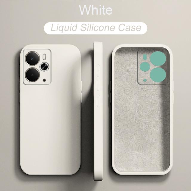 Мягкий жидкий силиконовый чехол для телефона Противоударный чехол для Realme 14 5G Realme 14T 5G