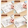 50 Sheets 16K Math Scratch Paper Partition/Blank Design Note Paper Draft Book  School Office