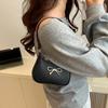 Solid Color Bag Women's 2025 New Niche Summer Fashion Trend Underarm Bag Casual Foreign Style Shoulder Messenger Bag
