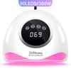 DianaBeauty 380 Вт Профессиональная УФ LED Лампа для Ногтей Для Быстрой Сушки Гель-Лака 90 LED Лампа для Сушки Геля С 4 Настройками Таймера