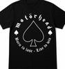 MOTORHEAD Рожденный проигрывать Живи, чтобы побеждать ЛЕММИ рок-группа футболка