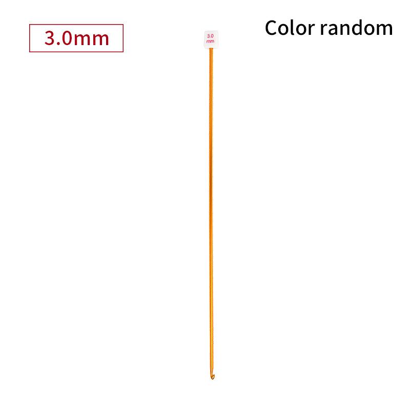 1 шт., иглы для свитера, разноцветные тунисские афганские крючки, длинные алюминиевые ткацкие инструменты, 2,5–8 мм