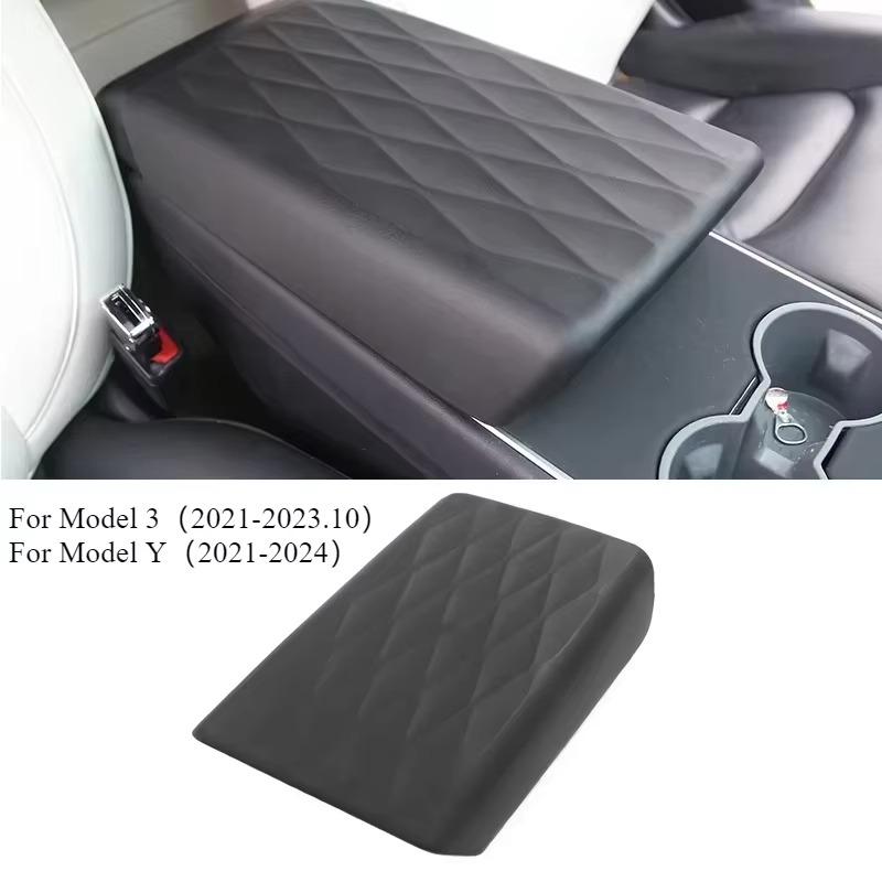 Накладка на подлокотник для Tesla Model 3 Y, подлокотник, бокс, центральная консоль, защитная TPE, защелкивающаяся установка, аксессуары для интерьера Modely