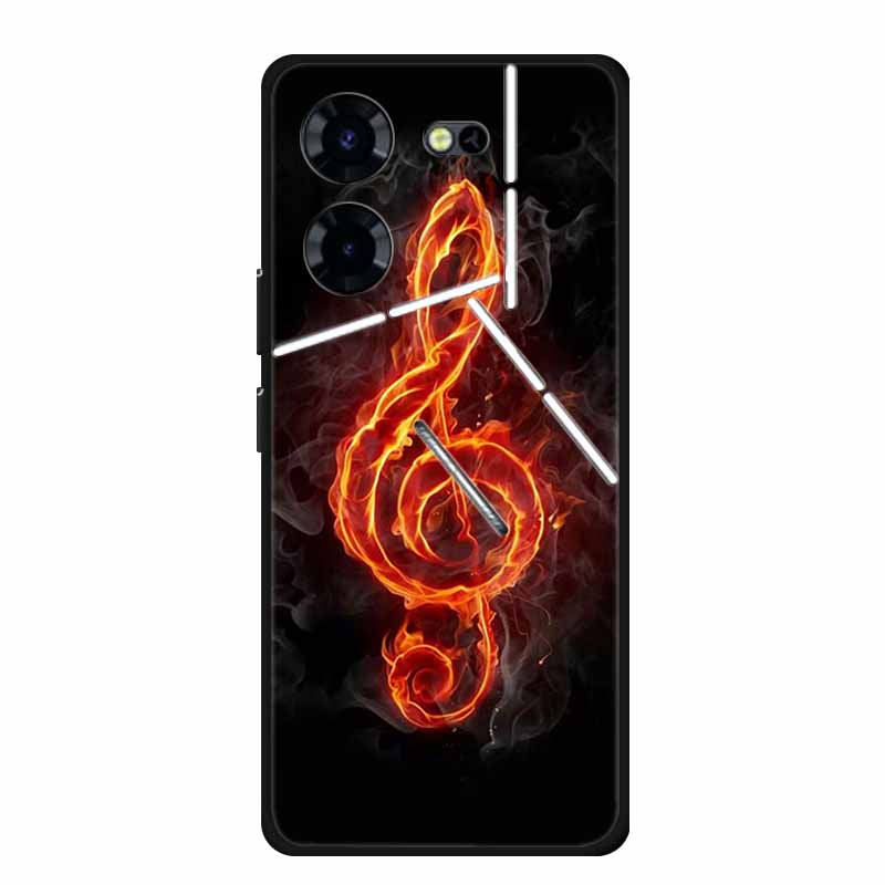 Для Tecno Pova 5 Pro 5G Чехол Животные ТПУ Мягкий Силикон Задняя Крышка Чехлы для Телефона для Tecno Pova5 Pro 2023 LH8n Волк 6.78" Fundas