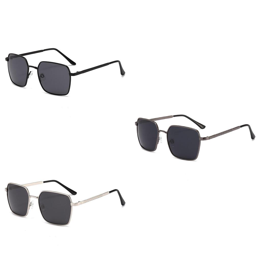 Uv400 Protection Polarized Sunglasses With Gold Frame And Gray Lens For Fashionable Looks