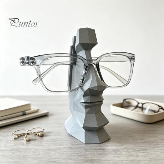 Ручная работа Декор стола Резная подставка для очков, 3D-печатная подставка в форме носа, Уникальная декоративная полка для балконного сада, для стола, офиса и