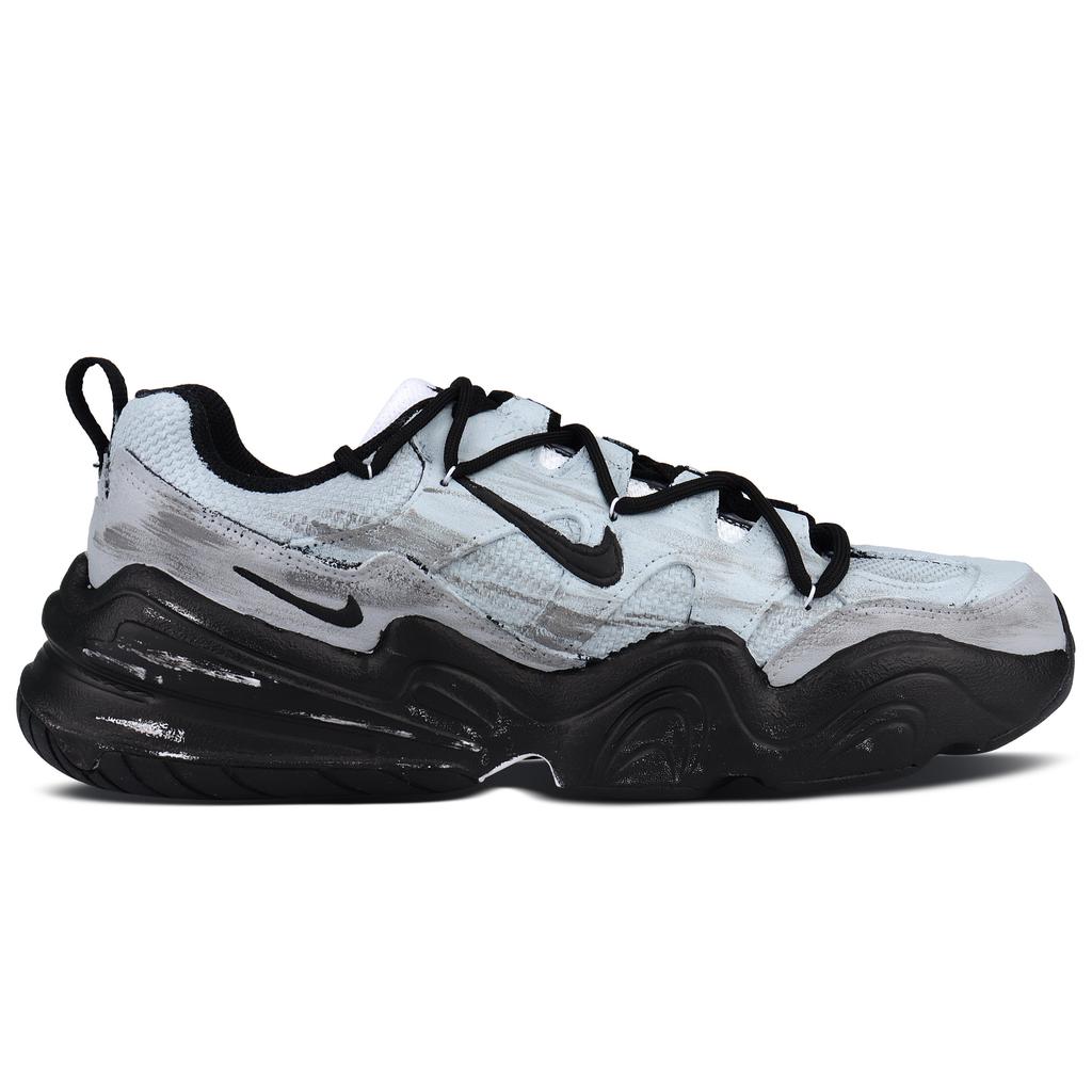 Nike Tech Hera Cushioning Abrasion Resistant Cushioning, Wear Resistant Low top Casual Shoes Unisex Black Gray FJ9532-101(Team1455-)