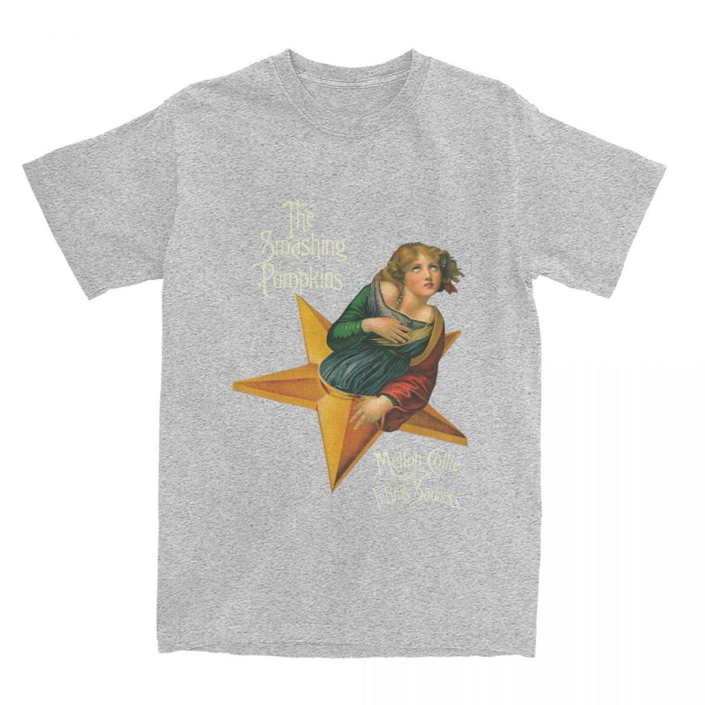 Футболка The Smashing Pumpkins Пляжная Mellon Collie and the Infinite Sadness YK Футболки Хлопковая Футболка Для Унисекса Топ Футболки