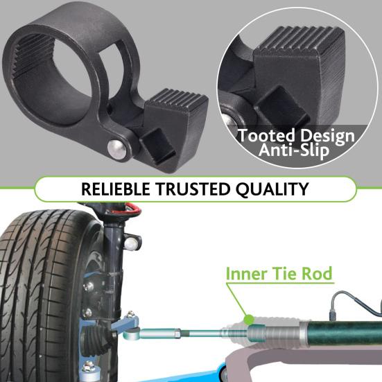 Universal Inner Tie Rod Hex Wrench Portable Easy To Use Removal Tool Compact Car Truck