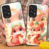 Новый мультяшный змей для Samsung Galaxy S10 20 Plus 21 FE 22 23 24 FE 25 Ultra черный чехол для телефона из закаленного стекла твердый чехол