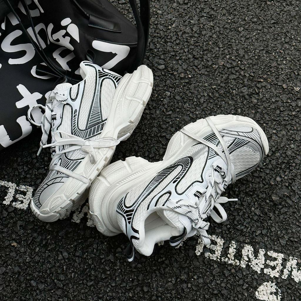 Поп-кеды, кроссовки с толстой подошвой, повседневная обувь в стиле ретро для пар из старых мужчин и женщин