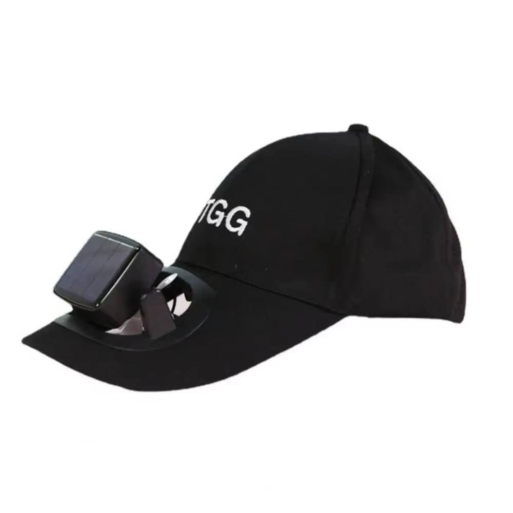 Strong Wind Sunhat with Cooling Fan Korea Style Summer Sun Cap Wide Brim Baseball Cap  Outdoor