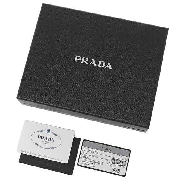 Prada Pouch with Triangle and 2TT091 2DMI F0002 Re-Nylon Logo, Black, Men's Women's, [Used]
