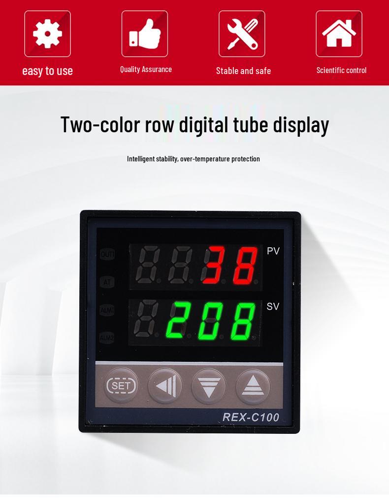 PID-регулятор температуры XT REX-C100 - Цифровой термометр и переключатель постоянной температуры