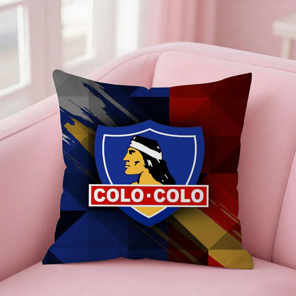 Клуб S-Социальный Y D-Спортивный Colo Наволочка Квадратная Двусторонняя Печать Короткий Плюш Чехол для Подушки на Диван Спальня Прикроватная Подушка
