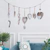Pretty Heart Sign Stylish Texture Hanging Exquisite Wood Sophisticated Heart Sign for Home