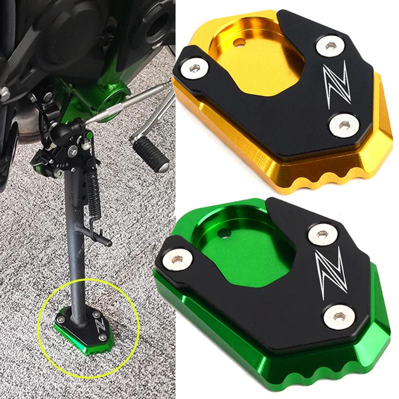 Боковая подставка для мотоцикла, удлиненная подставка, увеличенная пластина для Kawasaki Z 650 900 Z900 RS SE Z650 Z900RS 2017-2022, аксессуары