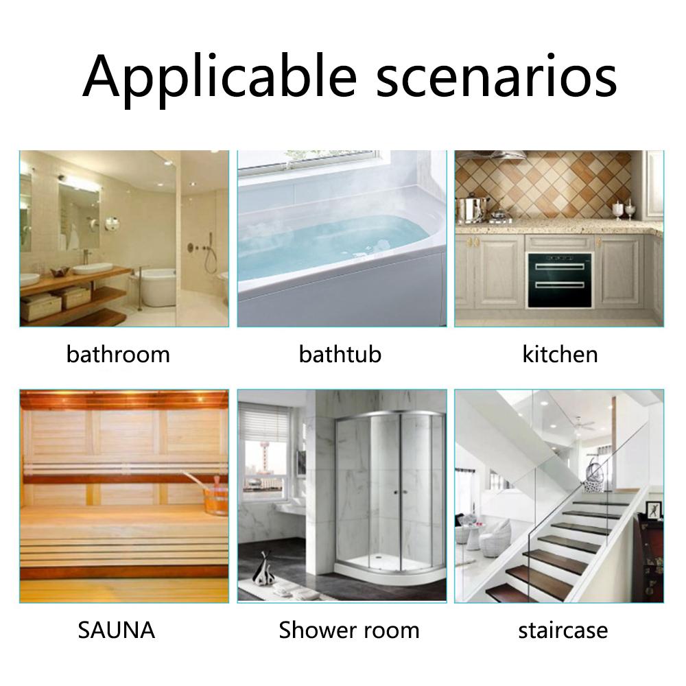 24 шт. Нескользящие наклейки для ванны с премиальным скребком для ванны, душа, лестницы