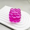 purple cube squeeze fidget toy