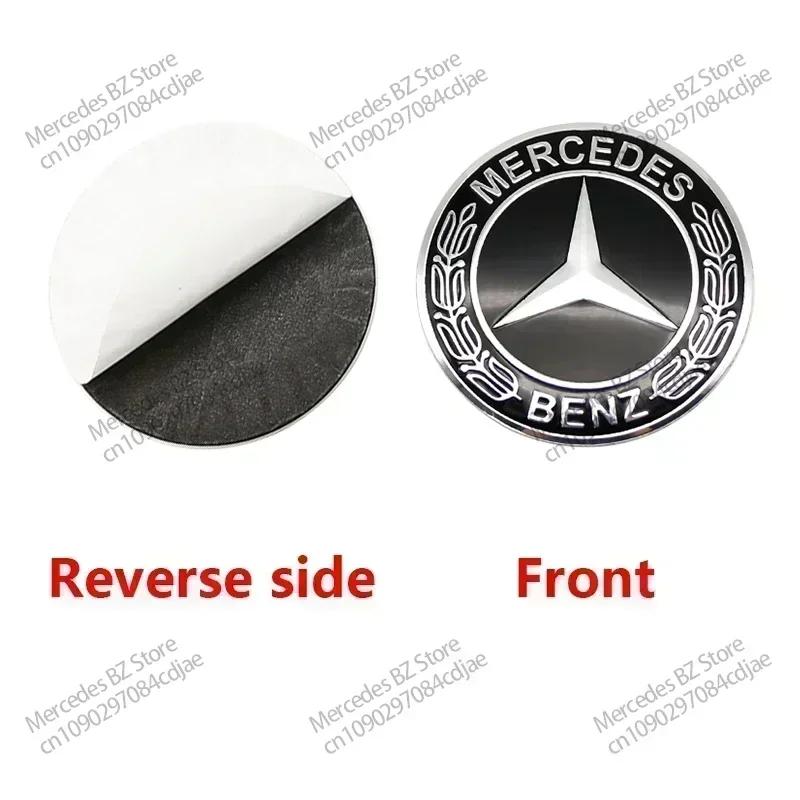 56mm car wheel center hub sticker car Accessories decoration tools For Mercedes Benz Maybach AMG CLE CL GLA GLK C180 E300 S20 po1