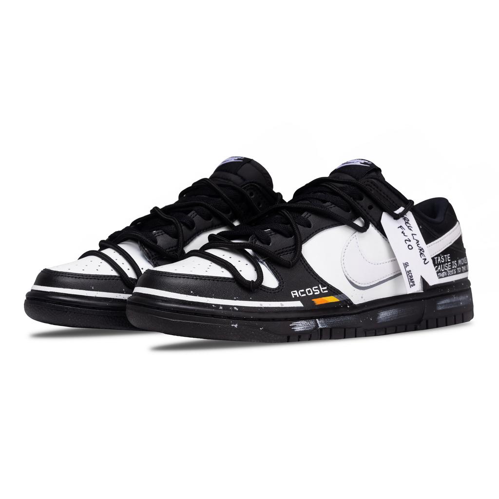 Nike Кроссовки Dunk Moment Of Blank Низкие Скейтбордические Мужские Черно-белые IO7606-010(Команда691-)